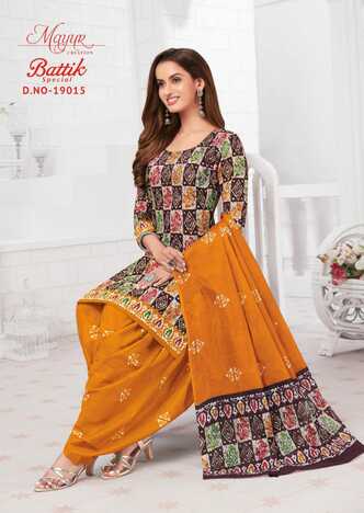 Mayur Batik Special Vol 19 Cotton Printed Batik Dress Materials In Wholesale Price ( 15 Pcs Catalog )