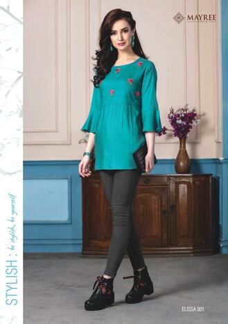 Mayree Elissa Western Wear Ladies Top In Wholesale ( 6 Pcs Catalog )