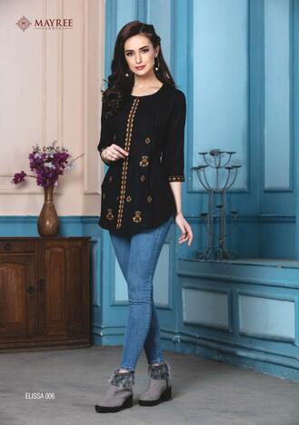 Mayree Elissa Western Wear Ladies Top In Wholesale ( 6 Pcs Catalog )