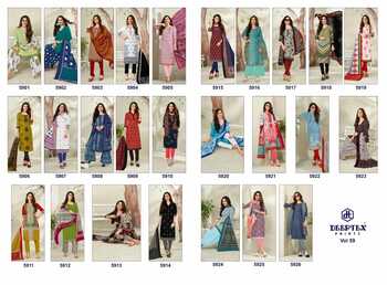 Deeptex Miss India Vol -59 Daily Wear  Cotton Printed Dress Materials In Wholesale Price ( 26 pcs catalog )