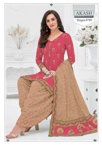 Akash Shagun Vol-27 Cotton Printed Chudidar Dress Materials Online In India ( 25 Pcs Catalog )