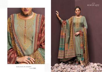 Mumtaz Naadirah Lawn Dupatta Designer Karachi Salwar Kameez Collection  ( 10 Pcs Catalog )