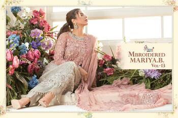 Mbroidered Mariya B Vol 13 Designer Pakistani Salwar Kameez  Colletion ( 6 Pcs Catalog )