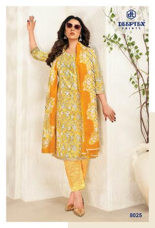 Deeptex Miss India Vol 80 Cotton Printed Dress Materials In Wholesale ( 26 Pcs Catalog )