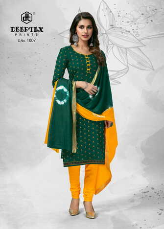 Deeptex Tradition Vol-10 Designer Chudidar Dress Materials Collection ( 10 Pcs Catalog )