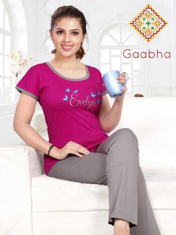 Gaabha Blossom Vol-1 Premium Quality Night Wear ( 12 Pcs Catalog )