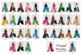Pranjul Priyanka Vol 9 Punjabi Patiyala Dress Materials Collection ( 36 Pcs Catalog )