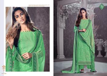 Tanishq Bandhej Lawn Cotton Embroidery Salwar Suit ( 8 Pcs Catalog )