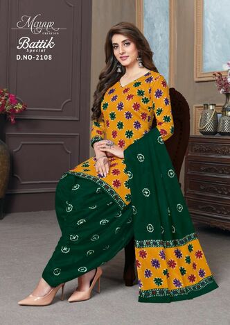 Mayur Batik Special Vol-21 Cotton Printed Batik Dress Materials In Wholesale ( 10 Pcs Catalog )