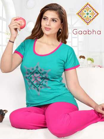 Gaabha Blossom Vol-1 Premium Quality Night Wear ( 12 Pcs Catalog )