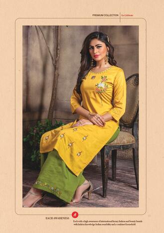 Kiana Bindia Designer Party Wear Kurti With Bottom Collection In Wholesale Price ( 8 pcs catalog )