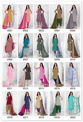 Laddo Vol 65 Daily Wear Cotton Printed Dress Materials In Wholesale ( 20 Pcs Catalog )