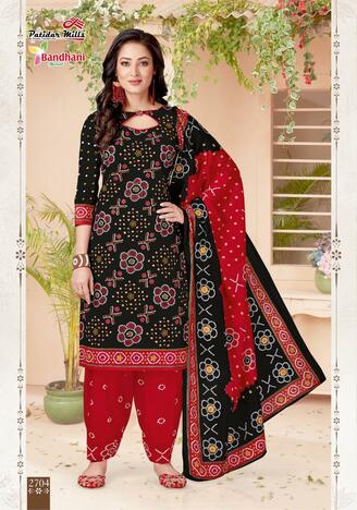 Patidar Bandhani Special Vol 27 Cotton Printed  Bandhani Dress Materials In Wholesale ( 16 Pcs Catalog )