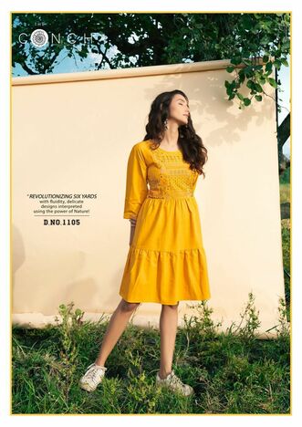 Riya Designer Conch Party Wear Short Kurti Collection In Wholesale ( 6 Pcs Catalog )