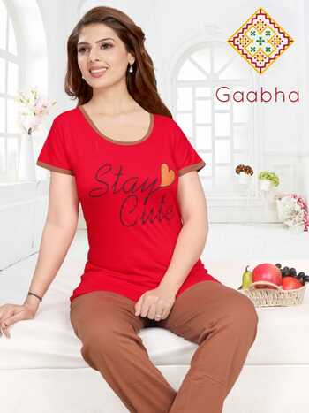 Gaabha Blossom Vol-1 Premium Quality Night Wear ( 12 Pcs Catalog )