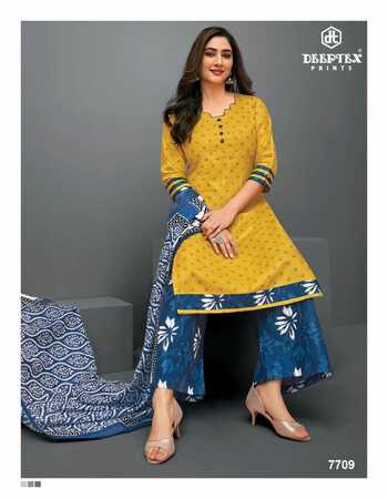 Buy Online Deeptex Miss India Vol-77 Dress Materials In Wholesale ( 26 Pcs Catalog )