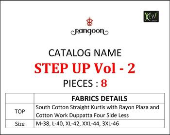Kajree Rangoon Step Up Vol-2 Readymade Suit  ( 8 Pcs Catalog )