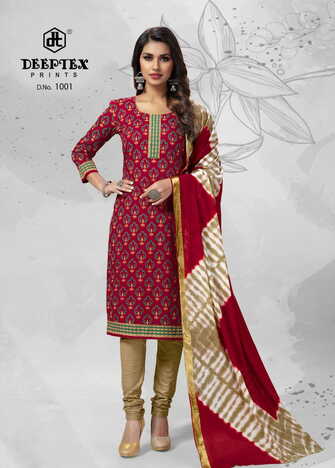 Deeptex Tradition Vol-10 Designer Chudidar Dress Materials Collection ( 10 Pcs Catalog )