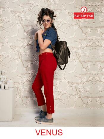 pahervesh venus ready to wear pant with side pocket  in wholesale price ( 10 pcs set )