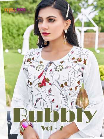 Bubbly Vol-7 Western Wear Ladies Short Top Collection In Wholesale ( 9 Pcs Catalog )