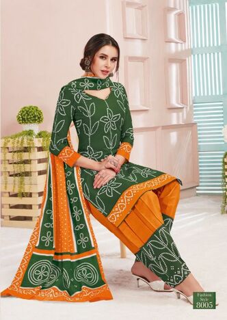 Mayur Bandhani Special Vol-8 Low Range Cotton Dress Material ( 12 Pcs Catalog )