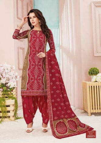 Mayur Bandhani Special Vol-8 Low Range Cotton Dress Material ( 12 Pcs Catalog )