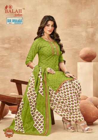 Balaji Sui Dhaga Vol-7 Cotton Printed Patiyala Dress Materials Collection ( 12 Pcs Catalog )