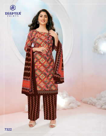 Deeptex Miss India Vol-73 Daily Wear Cotton Printed Dress Materials In Wholesale ( 26 Pcs Catalog )