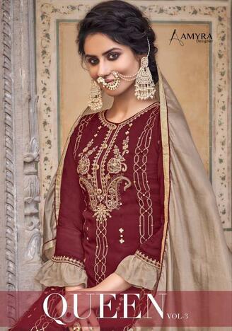Amyra Queen Vol-3 Designer Eid Special Salwar Kameez  Collection ( 5 Pcs Catalog )