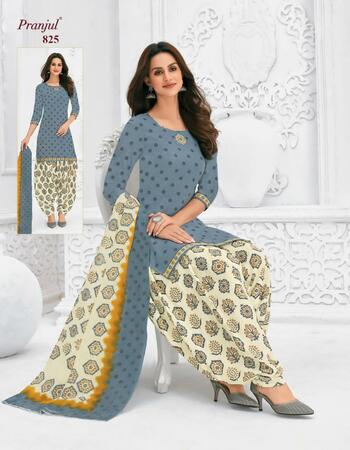 Buy Online Pranjul Priyanka Vol-8 Punjabi Patiyala Dress Materials Collection ( 36 Pcs Catalog )