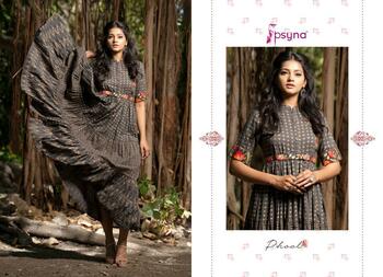 Psyna Phool  Ready made Gowns (6 Pcs Catalog )