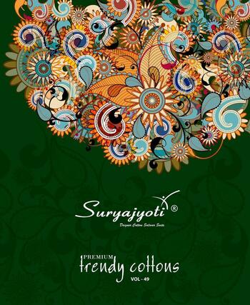 Suryajyoti Trendy Cotton Vol 49 Designer Chudidar Cotton Dress Materials ( 20 Pcs Catalog )