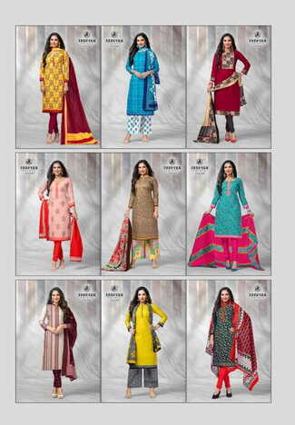 Deeptex Chief Guest Vol 23 Classy Look Ethnic Wear Dress Materials ( 15 Pcs Catalog )