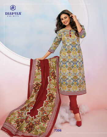 Deeptex Miss India Vol-73 Daily Wear Cotton Printed Dress Materials In Wholesale ( 26 Pcs Catalog )