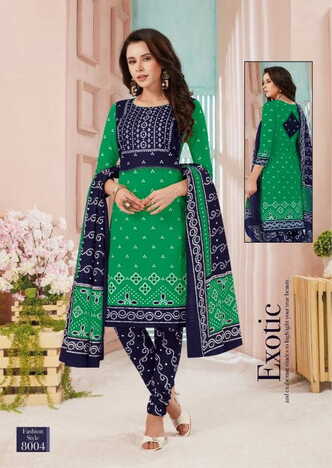 Mayur Bandhani Special Vol-8 Low Range Cotton Dress Material ( 12 Pcs Catalog )