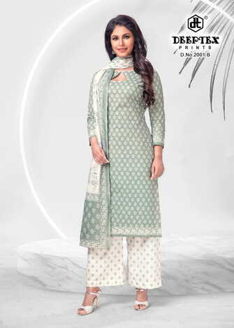 Deeptex  4-Colour Vol-2 Cotton Printed Dress Materials Collection In Wholesale ( 20 Pcs Catalog  )