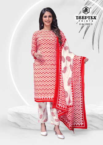 Deeptex  4-Colour Vol-2 Cotton Printed Dress Materials Collection In Wholesale ( 20 Pcs Catalog  )