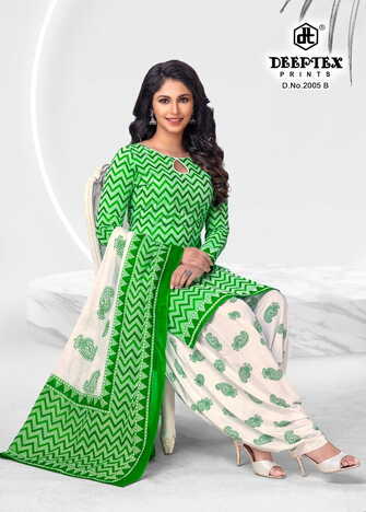 Deeptex  4-Colour Vol-2 Cotton Printed Dress Materials Collection In Wholesale ( 20 Pcs Catalog  )