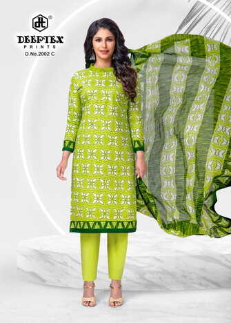 Deeptex  4-Colour Vol-2 Cotton Printed Dress Materials Collection In Wholesale ( 20 Pcs Catalog  )