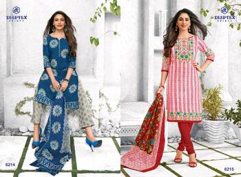 Deeptex Miss India Vol 62 Daily Wear Cotton Printed Dress Materials ( 26 Pcs Catalog )