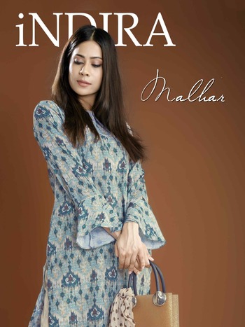 Indira Apparel's Malhar  Kurti With Trouser (6 Pcs Catalog )