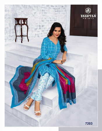 Deeptex Miss India Vol-72 Pure Cotton Printed Dress Materials In Wholesale ( 26 Pcs Catalog )