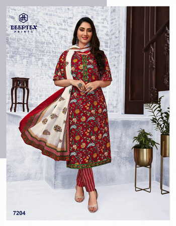 Deeptex Miss India Vol-72 Pure Cotton Printed Dress Materials In Wholesale ( 26 Pcs Catalog )