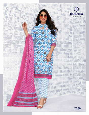 Deeptex Miss India Vol-72 Pure Cotton Printed Dress Materials In Wholesale ( 26 Pcs Catalog )