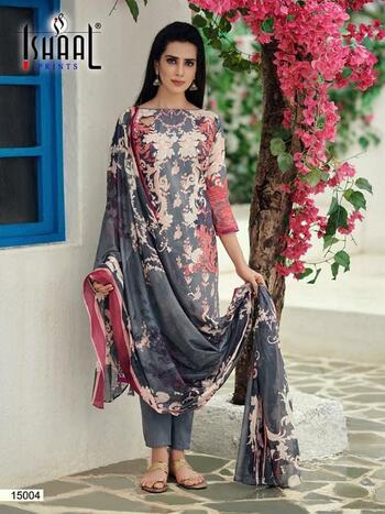 Ishaal Gulmohar Vol- 15 Karachi Dress Material ( 10 Pcs Catalog )