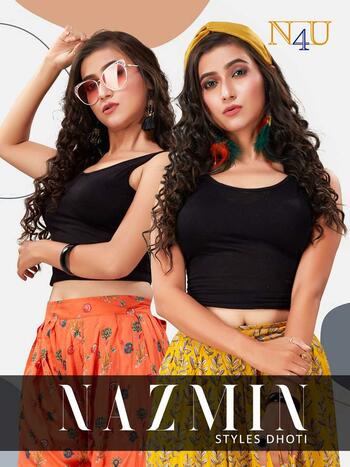 N4U Nazmin Rayon Printed Free Style Dhoti Pant Collection ( 7 Pcs Catalog )