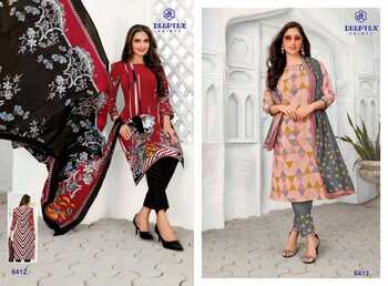 Deeptex Miss India Vol-64 Low Range Daily Wear Cotton Printed Dress Materials Collection ( 26 Pcs Catalog )