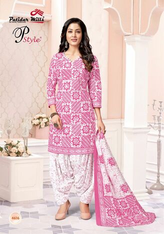 Patidar Pstyle Vol 46  Cotton Printed Chudidar Dress Materials Collection In Wholesale Price ( 16 Pcs Catalog )