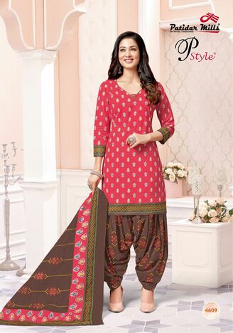 Patidar Pstyle Vol 46  Cotton Printed Chudidar Dress Materials Collection In Wholesale Price ( 16 Pcs Catalog )