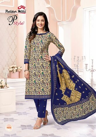 Patidar Pstyle Vol 46  Cotton Printed Chudidar Dress Materials Collection In Wholesale Price ( 16 Pcs Catalog )